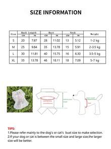 PETSIN 1件花卉蕾丝宠物背带裙，优雅长蝴蝶结设计，适合泰迪比熊犬的夏季服装 - 白色 - 查看 5