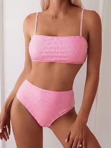 Swim Mod Women's Bikini Set (2pcs, Random Printed Design, Copyrighted Prints Already Purchased) Summer Beach - Multicolor - View 6