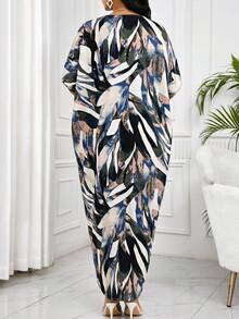 SHEIN Lady Sea Summer Outfit For Women Women Vacation Outfits Vacation Dress Summer Dresses  Blue Dress Vacation Dresses Summer Holiday Outfits  Casual Dresses - Multicolor - View 2
