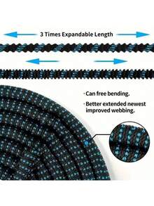 1PC Extendable High-Pressure Magic Cleaning Irrigation Swivel Hose, Durable And Leak-Proof, Resistant To Bending And Wear, Lightweight And Collapsible Flexible Garden Hose, Suitable For Gardens, Cars, Lawns, And Year-Round Outdoor Use - A - View 6