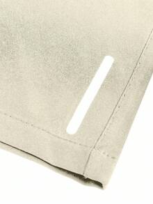 Manfinity Homme Men's Wing Pattern Elastic Waist Drawstring Tie Shorts Suitable For Daily Wear - Khaki - View 7
