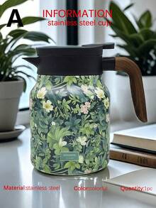 1 chiếc 27 Oz/33 Oz, Ấm đun nước pha trà trang trí họa tiết đơn giản, Ấm đun nước cách nhiệt cho văn phòng trong nhà và tại nhà, Ấm đun nước pha trà trắng cũ dung tích lớn, Cách nhiệt hai lớp, Thiết kế có thể đảo ngược, Có thể giặt bằng máy, Thích hợp cho văn phòng tại nhà, Giải trí tại văn phòng, Cắm trại, v.v. - Nhiều màu - Xem 22