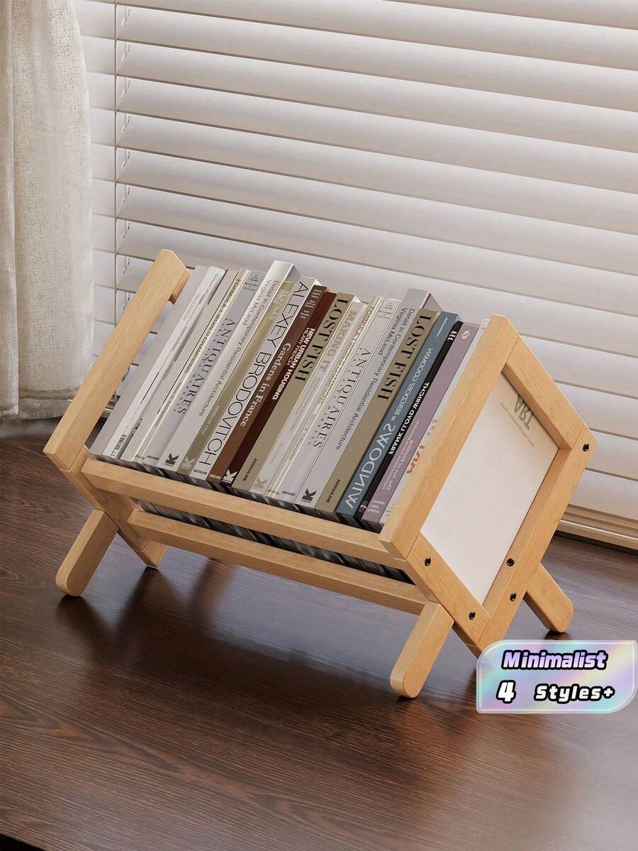 1 pieza Estantería de Libros Creativa Minimalista Organizador de Escritorio Transfronterizo para Estudiantes Oficina Escritorio de Estudio Estantería de Libros Caja de Almacenamiento para Espacio de Trabajo en Casa Ligero Multifuncional Diseño Simple Ahorro de Espacio Duradero Fácil Montaje Decoración del Hogar - Multicolor - Ver 1