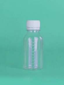 12 Pcs 2 Oz Plastic Bottles, Small Bottles With Caps, Ginger Juice Bottles, Mini Clear Plastic Bottles With Lids, Juice Drip, Empty Reusable Bottles, Travel Accessories (White) - Black - View 6