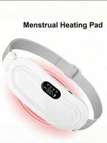 Teckwe USB Heated Waist Belt, Soft Skin-Friendly Fabric, Adjustable Constant Temperature For Belly Warmth. Portable Wearable Solid Color, All-Season Use Home/Office/Outdoor. Built-In 1200mAh Battery, Comfy Body Care For Adults. - View 8