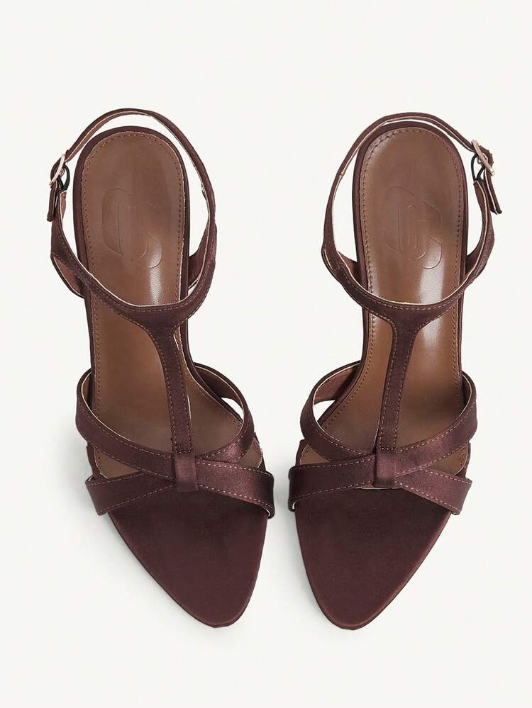 CUCCOO CHICEST Women's Adjustable Simple High-Heeled Sandals, Suitable For Daily Casual Wear, Spring Break, Easter, Prom