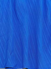 Breezaya Women's Solid Color Crisscross Backless Halter Romper - Royal Blue - View 8