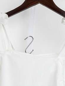 Linhara Jumpsuit Kasual Musim Panas Tanpa Lengan Ukuran Plus Wanita dengan Kantong dan Motif Cetak - Biru - View 4