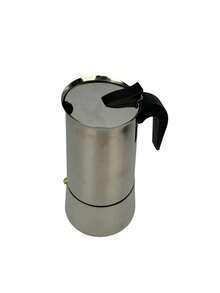 12 Cup Stainless Steel Espresso Coffee Maker, 600ml Moka Pot For Home, Kitchen, Camping - Silver - View 8