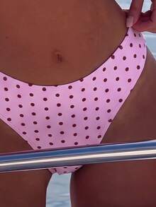 Swim Vcay 新款 2 件組田園碎花掛脖露背交叉綁帶女式兩件式泳衣 - 彩色 - 查看 3