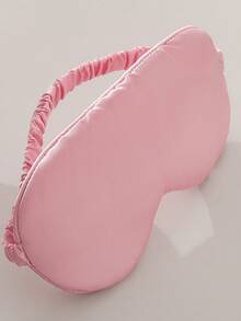 SHEIN 1 pièce Masque pour les yeux de couleur unie, Masque pour les yeux en diamant chaud, Masque pour les yeux en soie respirant et ombrant pour le sommeil avec élastique large, Masque pour les yeux aidant à dormir sans pression - Multicolore - Voir 8