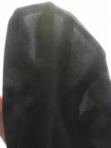 Set Kasual Atasan Tank Top dan Celana Panjang Rajut Hitam Motif Leopard untuk Remaja Perempuan - Hitam - View 7