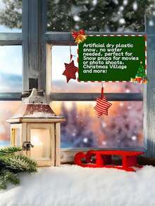 1 Bag1000g 500g 100g 50g 10g Realistic White Dry Granular Microfiber Fake Snow Filling Simulation Dry Snow For Photography Props Wedding Celebration Birthday Party Christmas Party Decoration Home Decor And Holiday Supplies - multicolor - View 3
