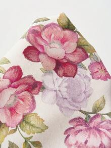 Bohemela 女款大尺碼夏季優雅哥德風傳統花卉印花寬腿牛仔褲鄉村風外出早午餐度假節慶 - 彩色 - 查看 9