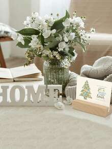5piezas / 10piezas Por Set Soporte de Tarjeta de Lugar de Madera, Material de Madera de Haya Soporte de Tarjeta de Foto Para Boda Banquete Fiesta Soporte de Tarjeta de Menú Marco de Fotos Exhibición de Tarjeta Postal Decoración de Mesa Rústica - Color - Ver 2