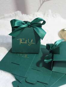 10 PCS Small Premium Paper Elegant Design Assorted Colors Mini Gift Boxes For Weddings Parties Events Special Occasions High Quality Party Favors Gift Wrapping - thank-you box - View 13