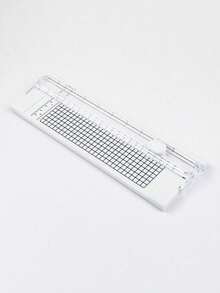 Cortador de papel A4, máquina de cortar papel de plástico portátil, herramienta de talla de madera mini, tijeras manuales deslizantes para escritorio - Multicolor - Ver 12