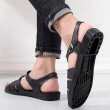 Sandalias Para Hombres - Black - View 5