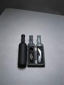 Set Hadiah Pembuka Botol Stainless Steel 3 Buah, Cocok untuk Penyimpanan Dapur, Dekorasi Rumah, Minuman, Pembuka Kaleng Susu, Dekorasi Pesta Festival, Hadiah untuk Ayah/Hadiah yang Dipersonalisasi, Hadiah Natal. - Hitam - View 2
