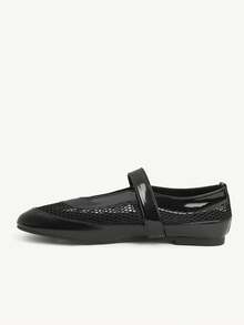 CUCCOO GRLICON Ladies, Buckle, Comfortable Flat Shoes, Holiday Atmosphere, Summer Wear, A Must For Travel, Y2K - Black - View 8