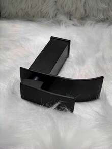 This 1 Piece Sink Faucet Features A Matte Black Waterfall Spout, High-Arc Alloy Material, Streamlined Design, Dual Hot And Cold Water Control, And Leak-Proof Details. It Is Suitable For Modern Bathroom Renovations, Rental Property Renovations, And Spring/Autumn Decorating Scenarios, Embodying A Modern Minimalist Style. - Multicolor - View 11