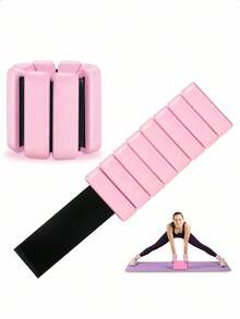 2/1pc Adjustable Wrist And Ankle Weights (Unisex), Fitness Weight Set, For Exercises, Yoga, Walking, Running, Dancing, Pilates, Aerobics, - Multicolor - View 5