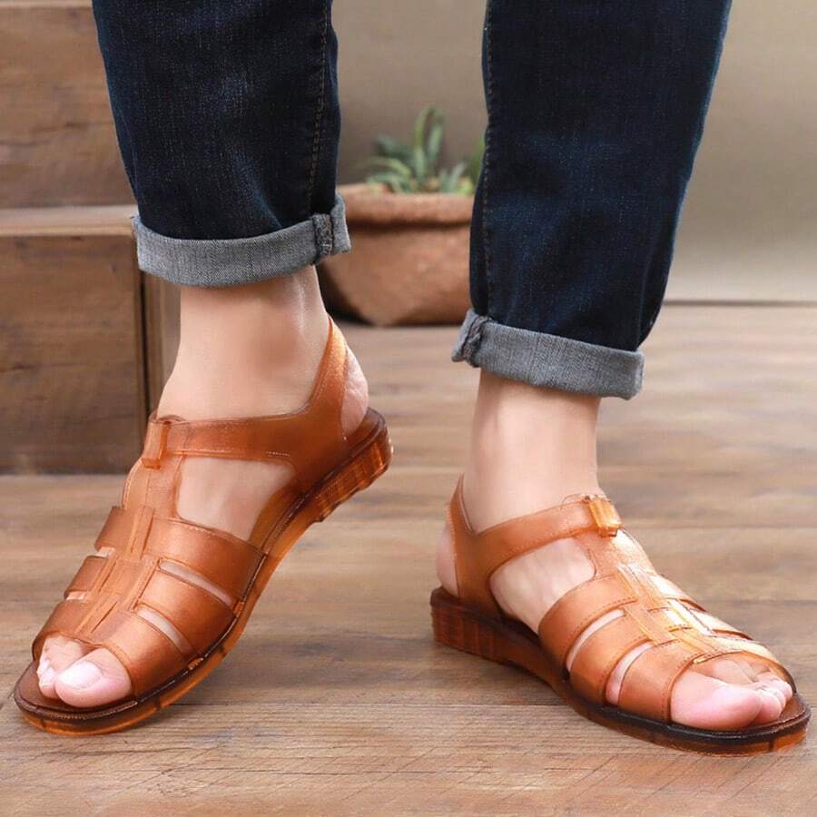 Sandalias Para Hombres - 香檳色 - 查看 1