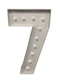 1Pc 91.5cm/36.02inch Light Up Digital Marquee Frame With Lights KT Board Number 0-9 Plug-In KT Board With Bracket Party Decorative Light Birthday Party Anniversary Decoration--Cool Lights - White - View 19