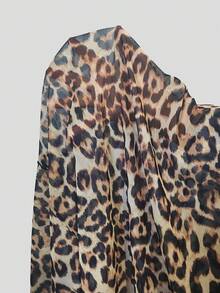 Breezaya 2025 Floral Print Kimono Cover Up (Random Print), Copyright Purchased Cheetah Dress Cheetah Print Dress Robe Leopard Summer - Multicolor - View 7