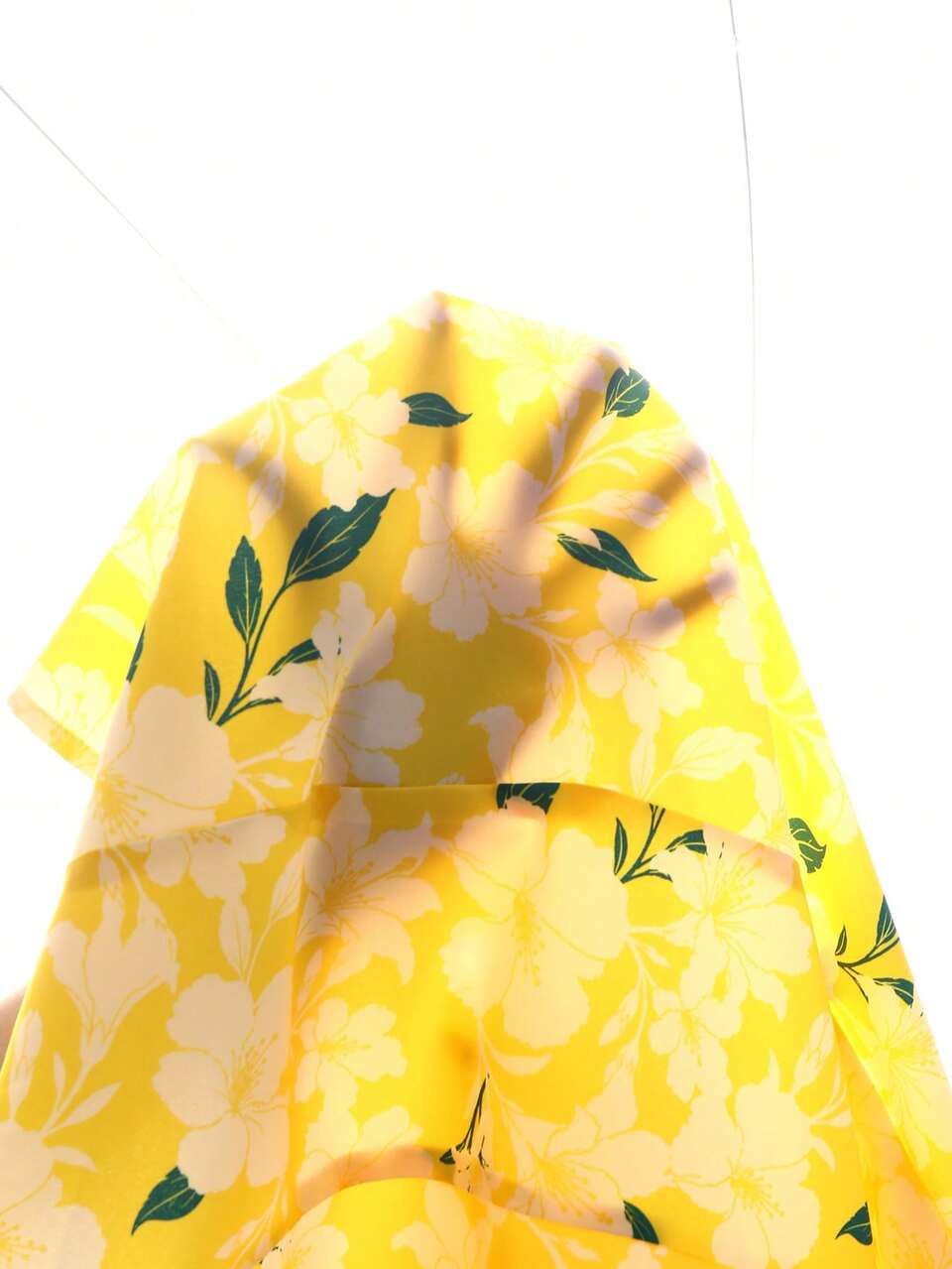 Plus Size Women's Summer Casual Vacation Style All-Over Floral Print Notch Neck Flutter Sleeve Pleated Loose Blouse