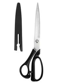 1pc Black Cloth Scissors, Stainless Steel Sharp Tailor Scissors, Clothing Scissors, Professional Thickened Fabric Cutting Scissors, Sewing Tailor Dedicated - A-Black - View 5
