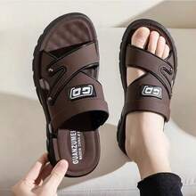 Sandalias Para Hombres - 棕色 - 查看 1