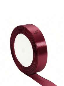1 cuộn ruy băng satin màu đỏ rượu vang bóng 22 mét, màu trơn, dùng cho thiệp mời đám cưới DIY, gói quà nước hoa cô dâu, trang trí tiệc, dự án may vá, phụ kiện cưới cô dâu, vật dụng đám cưới, trang trí tiệc DIY, gói quà - Rượu vang đỏ - Xem 16
