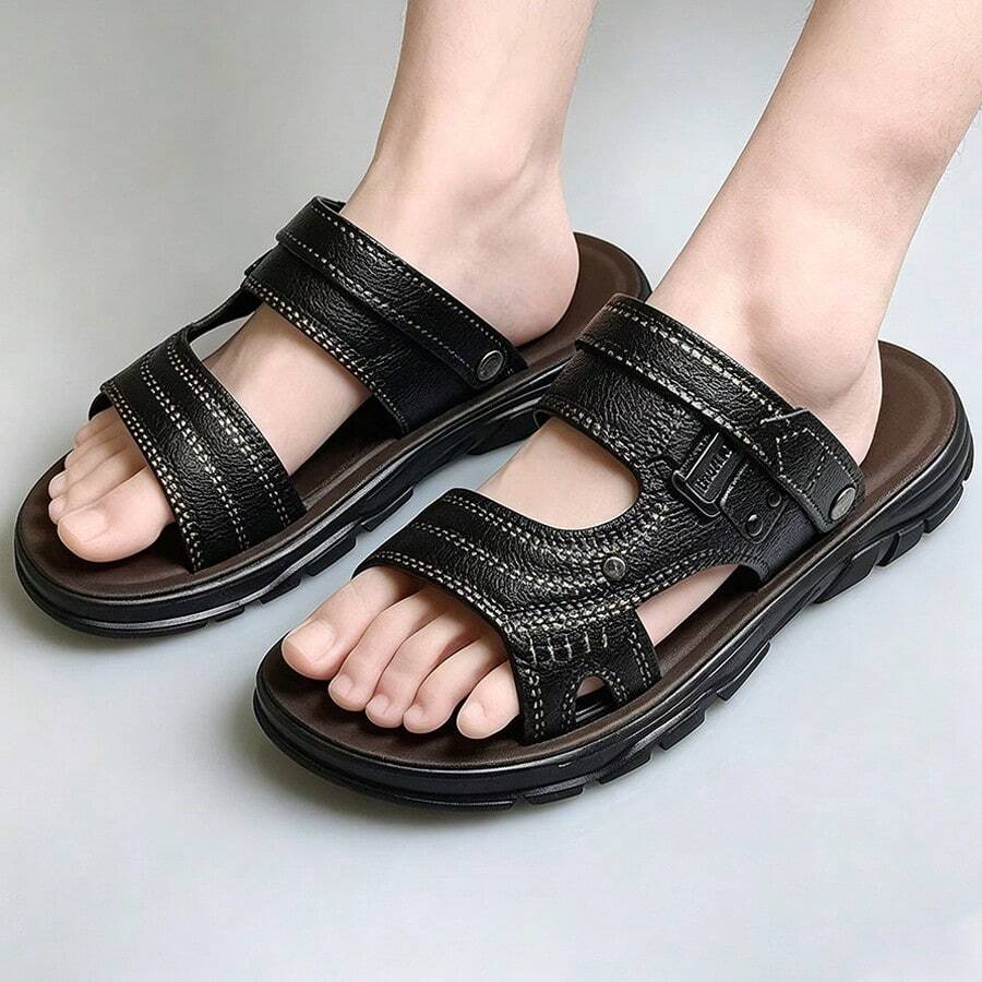 Sandalias Para Hombres - Black - View 1