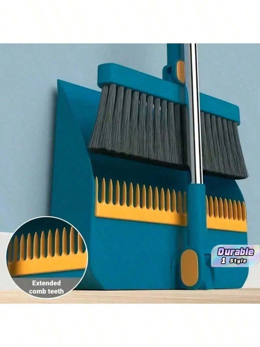 Broom And Dustpan Set, Thickened Transparent High-Grade Household Broom, Wholesale Sweeping Broom Dustpan Combo For Home Use - Multi-colored Broom - View 1