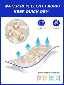 Horizaway Quần short đi biển nam họa tiết cây nhiệt đới, cạp dây rút, phong cách nghỉ dưỡng - Nhiều màu - Xem 6