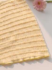 Elavelle Women's Vacation Beach Sequin Starfish Decor Cover-Up Skirt - Yellow - View 6
