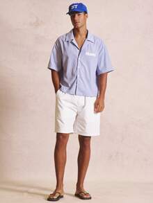 Musero Elasticated Drawstring Waistband Everday Basic Casual Shorts Spring Summer Essentials Holiday - White - View 3
