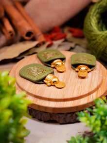 Ornamen Kura-kura Penarik Kekayaan Feng Shui dengan Koin di Mulutnya - Melambangkan Umur Panjang dan Kestabilan Keuangan. - MultiWarna - View 2