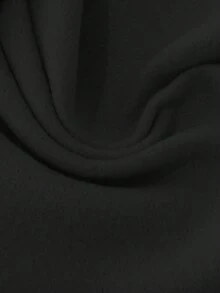 Manfinity Homme Men Solid Color Casual Long Sleeve Overcoat, Suitable For Autumn And Winter - Black - View 8