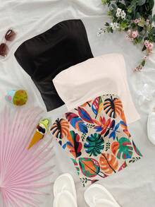 Top sin mangas casual para mujer, fresco y de moda para el verano - Multicolor 3 - Ver 3
