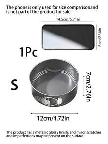 1/3 件套圆形蛋糕烘焙模具，带锁蛋糕模具，烘焙工具，带可拆卸底部的蛋糕模具套装 - 彩色 - 查看 9