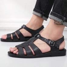 Sandalias Para Hombres - Black - View 3