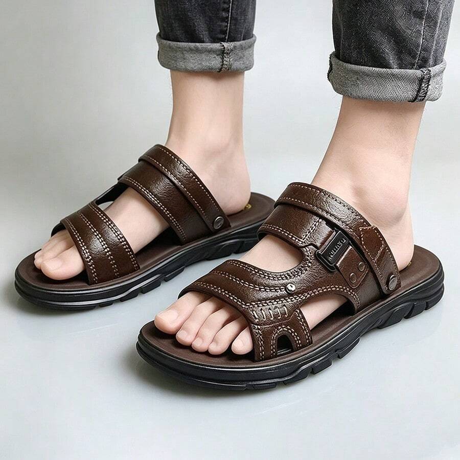 Sandalias Para Hombres - Brown - View 1