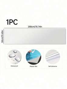 1 Roll Self-Adhesive Mirror Wall Sticker - Shatterproof, Washable, Suitable For Glass, Ceramic, Cabinet Doors And Smooth Surfaces - Decorative Modern Style, Multi-Piece Design, Creative Home Decor, Mirror Wall Decor - multicolor - View 15