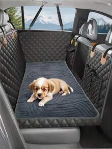 1 Pieza de Colchoneta Gruesa Antideslizante para Mascotas en Auto para Otoño e Invierno, Cojín de Asiento Antideslizante Resistente para Mascotas, con Diseño de Extensión Trasera, Resistente a Mordeduras y Desgaste, Adecuado para SUV, Autos, Camionetas y Otros Modelos, Fácil de Limpiar, Puede Proteger los Asientos del Auto, Compatible con Todas las Razas de Perros, Perros Pequeños, Medianos y Grandes, Colchoneta de Viaje de Poliéster - Multicolor - Ver 11