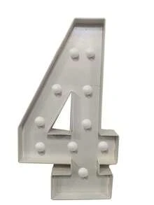 1Pc 91.5cm/36.02inch Light Up Digital Marquee Frame With Lights KT Board Number 0-9 Plug-In KT Board With Bracket Party Decorative Light Birthday Party Anniversary Decoration--Cool Lights - White - View 15