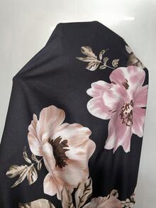 EMERY ROSE 大尺碼夏季休閒花卉印花背心上衣與內搭褲2件套 - 彩色 - 查看 6