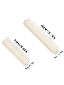 Paquete de 1/2/4 piezas de repuesto de poste rascador para gatos de sisal natural, resistente y duradero, amigable, para raíz con tornillo M8, múltiples tamaños, se adapta a gatitos, árbol de gato, torre de gato, piezas de muebles para gatos, sin tornillos, decoración del hogar interior, regalo de Navidad para gatos, repuesto de poste rascador para gatos - Blanco - Ver 11