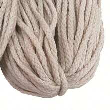 Macrame Cord 10mm X  4.3yd Natual Macrame Rope, 3 Strand Twisted Cord For Wall Hanging, Plant Hangers, Crafts, Gift Wrapping And Wedding Decorations - White - View 11